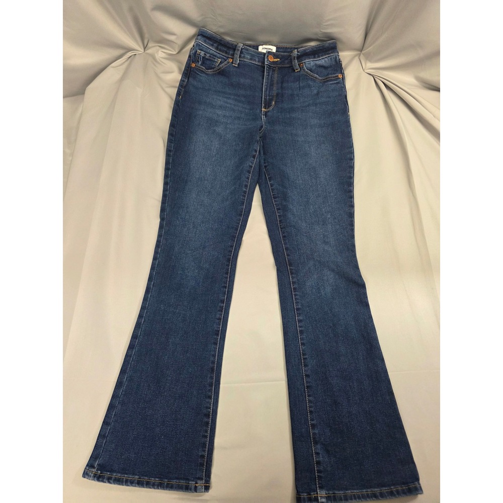 Sonoma Goods For Life Womens Mid Rise Bootcut Jeans Dark Wash Blue Size 8